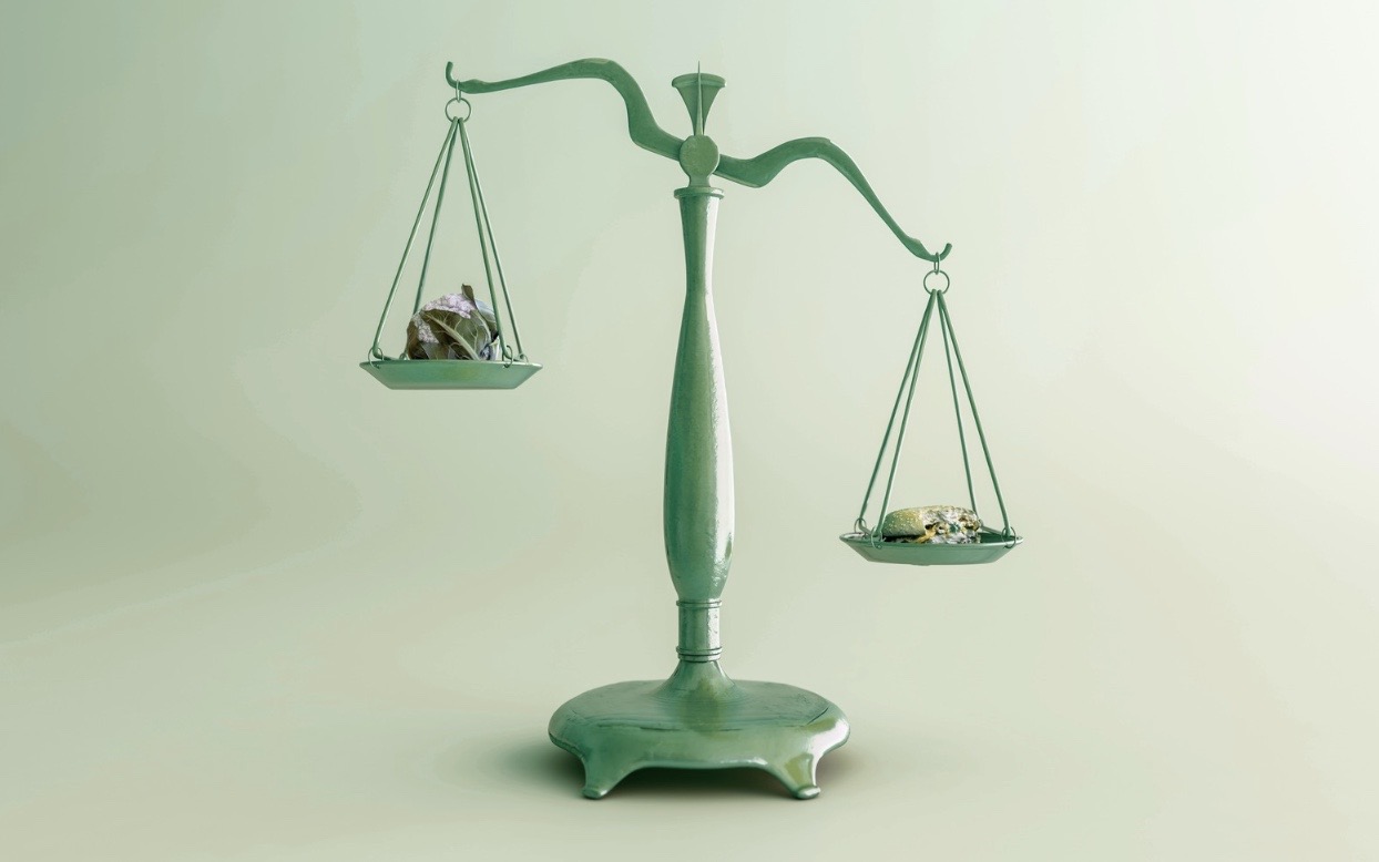 grøn balance